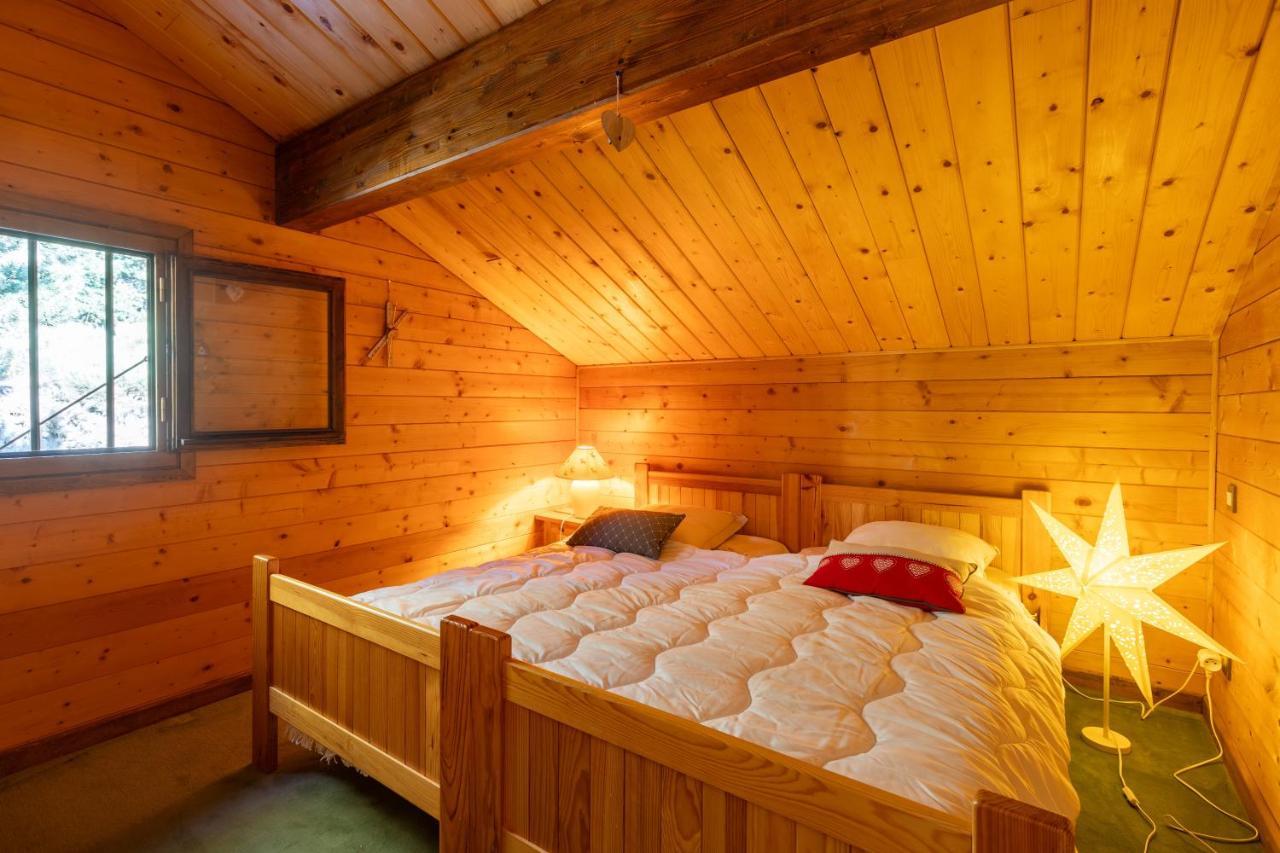 Chalet Les Tilleuls - Jolie Vue Montagne Et Lac Лез-Англь Экстерьер фото